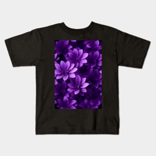 Beautiful Violet Flowers, for all those who love nature #125 Kids T-Shirt